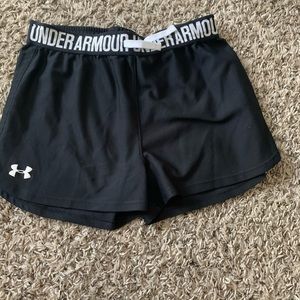 Youth UA shorts